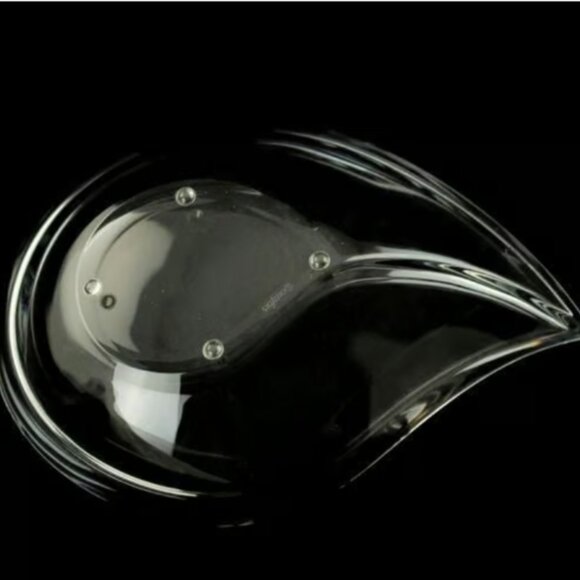 Orrefors Skai Crystal Drop Bowl by Martti Rytkonen - Picture 2 of 6